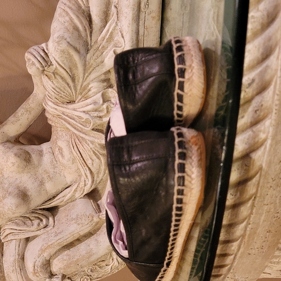 Tory Burch Leather Logo Espidrilles 1213 - Picture 14 of 14